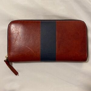 Clare V. Stripe Wallet